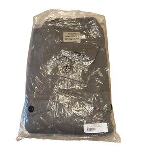 NWT Guideboat Co American Made Quad Cement Grey Utility Jacket Men's Large L